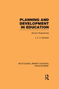 Cover-Bild zum Titel 'Planning and Development in Education' von 'J. C. S. Musaazi'