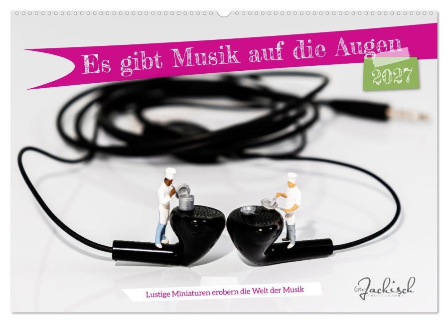 Es gibt Musik auf die Augen (Wandkalender 2027 DIN A2 quer), CALVENDO Monatskalender - Ute Jackisch