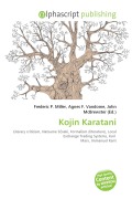 Cover-Bild zum Titel 'Kojin Karatani' von ''