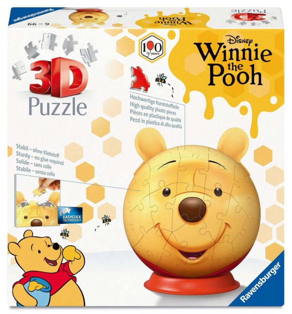 3D Puzzle-Ball Disney Winnie Puuh mit Ohren - 