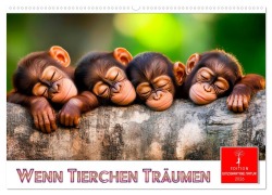 Cover-Bild zum Titel 'Wenn Tierchen träumen (Wandkalender 2026 DIN A2 quer), CALVENDO Monatskalender' von 'Peter Roder'