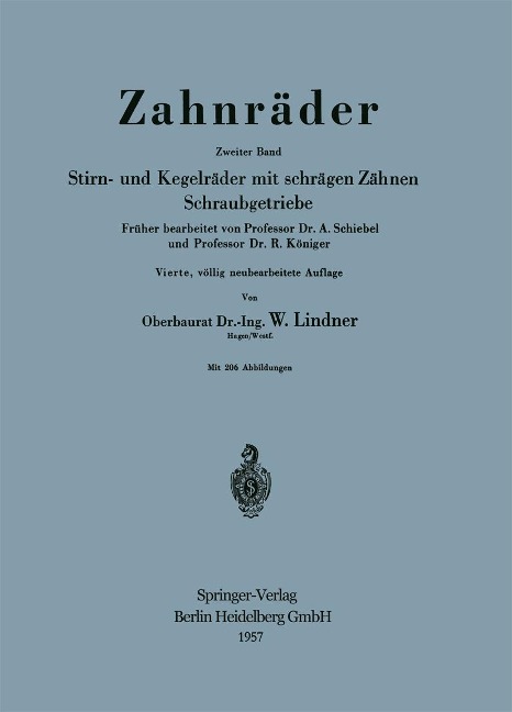 Zahnräder - A. Schiebel
