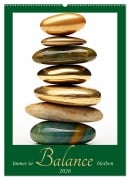 Cover-Bild zum Titel 'Immer in Balance bleiben (Wandkalender 2026 DIN A2 hoch), CALVENDO Monatskalender' von 'Cathrin Illgen'