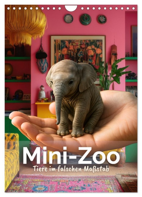 Mini-Zoo - Tiere im falschen Maßstab (Wandkalender 2026 DIN A4 hoch), CALVENDO Monatskalender - Renaissance Soul