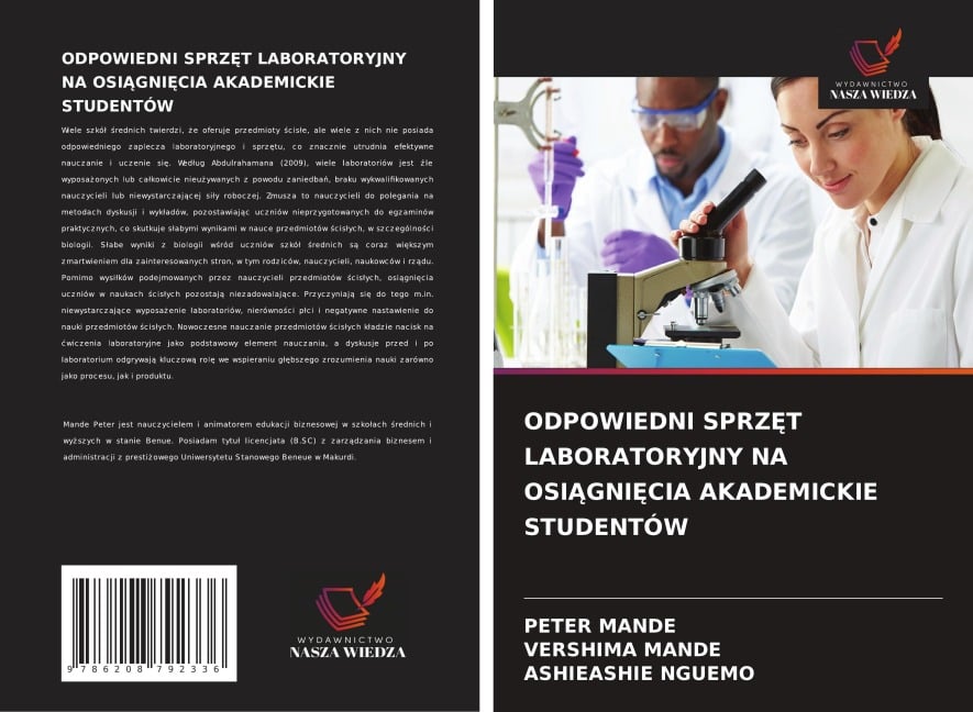 ODPOWIEDNI SPRZ¿T LABORATORYJNY NA OSI¿GNI¿CIA AKADEMICKIE STUDENTÓW - Peter Mande, Vershima Mande, Ashieashie Nguemo