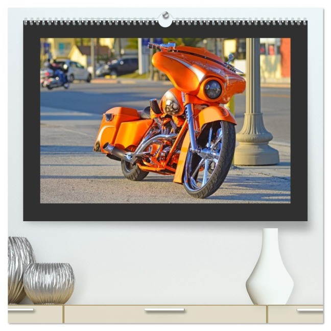 BEST OF HARLEY-DAVIDSON BAGGER-STYLE (hochwertiger Premium Wandkalender 2026 DIN A2 quer), Kunstdruck in Hochglanz - Volker Wolf
