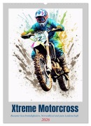 Cover-Bild zum Titel 'Xtreme Crossfire (Wandkalender 2026 DIN A2 hoch), CALVENDO Monatskalender' von 'Steffen Gierok-Latniak'