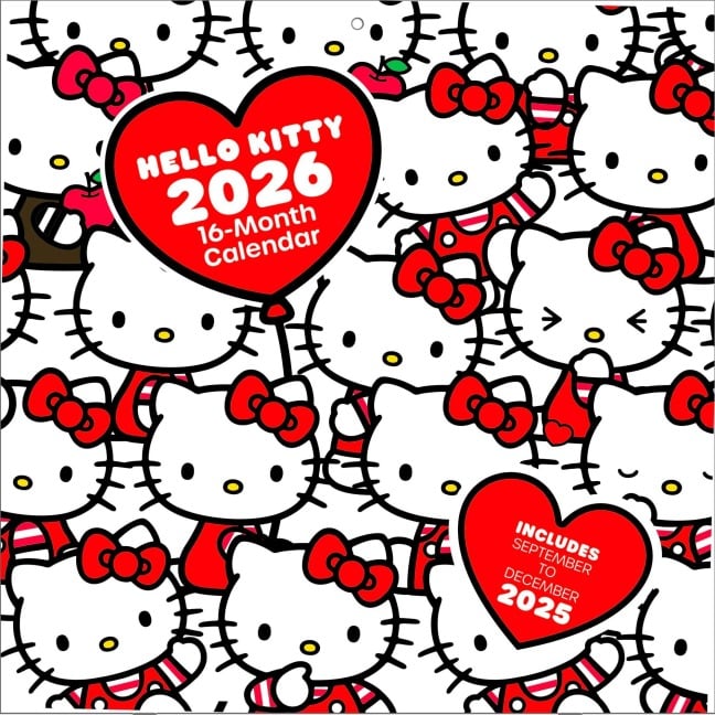 HELLO KITTY - Broschürenkalender im Format 30 x 30 - 