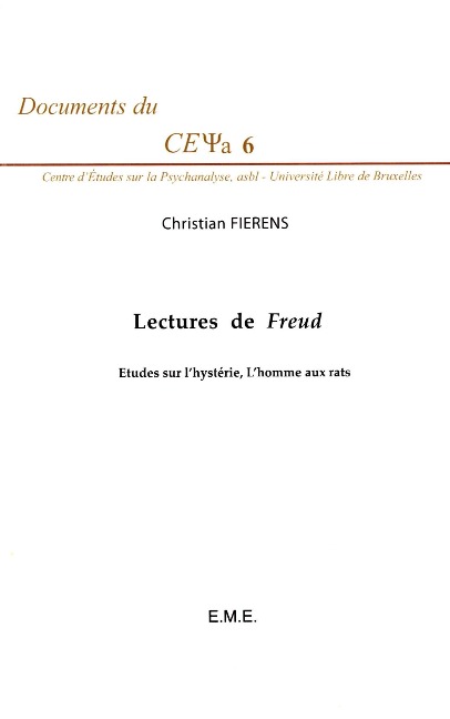 Lectures de Freud - Fierens Christian