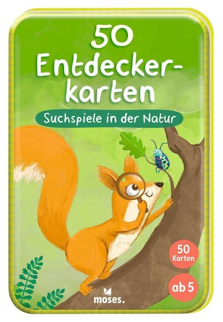 50 Entdeckerkarten - Suchspiele in der Natur - Nicola Berger M. A.