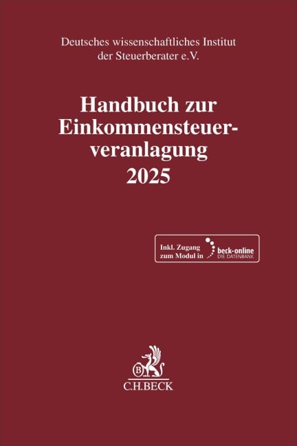 Handbuch zur Einkommensteuerveranlagung 2025. ESt 2025 - 