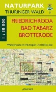 Cover-Bild zum Titel 'Wanderkarte Friedrichroda/Brotterode/Tabarz' von ''