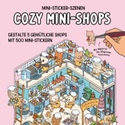 Cover-Bild zum Titel 'Mini-Sticker-Szenen - Cozy Mini-Shops' von ''