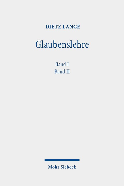 Glaubenslehre - Dietz Lange
