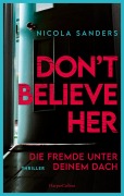 Cover-Bild zum Titel 'Don't Believe Her' von 'Nicola Sanders'