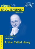 Cover-Bild zum Titel 'A Star Called Henry von Roddy Doyle. Textanalyse und Interpretation in deutscher Sprache.' von 'Roddy Doyle'