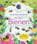 Cover-Bild zum Titel 'Guck mal, wer da ist! Bei den Bienen' von 'Anna Milbourne'