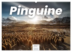 Cover-Bild zum Titel 'Pinguine - Die sympathischen Frack-Träger (Wandkalender 2027 DIN A2 quer), CALVENDO Monatskalender' von 'Benjamin Lederer'