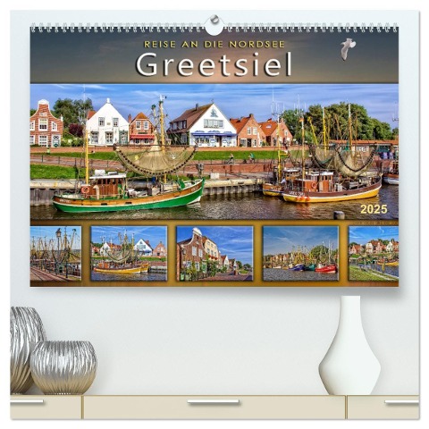 Reise an die Nordsee - Greetsiel (hochwertiger Premium Wandkalender 2025 DIN A2 quer), Kunstdruck in Hochglanz - Peter Roder