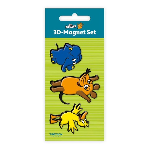 Trötsch Die Maus 3er Set Magnete Drei Freunde - 