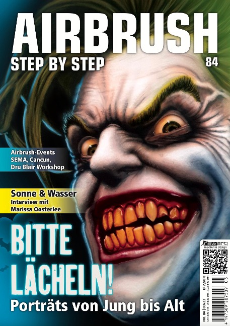 Airbrush Step by Step 84 - David Kosak, María Sousa González, Luz de la Calle, Edith Davila
