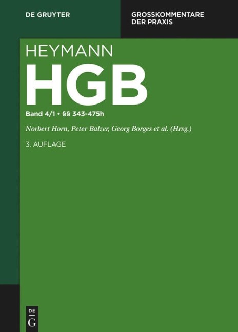 Viertes Buch. §§ 343-475h - 