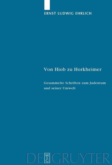 Von Hiob zu Horkheimer - Ernst Ludwig Ehrlich