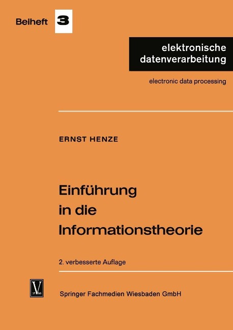 Einführung in die Informationstheorie - Ernst Henze