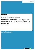 Cover-Bild zum Titel 'Warum ist die Nutzung der Online-Kommunikation unabdingbar und inwieweit wird die Schriftsprache dadurch beeinflusst?' von 'Lania Ali'