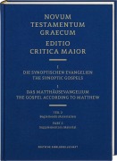 Cover-Bild zum Titel 'ECM I.1/2 Matthäusevangelium. Begleitende Materialien' von ''