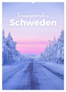 Cover-Bild zum Titel 'Traumparadies Schweden (Wandkalender 2026 DIN A2 hoch), CALVENDO Monatskalender' von 'M. Scott'