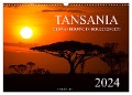 Tansania - Tierwanderung in der Serengeti (Wandkalender 2024 DIN A3 quer), CALVENDO Monatskalender - Axel Köhler
