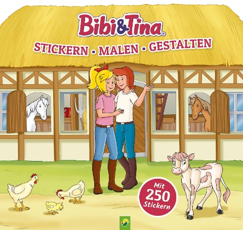 Bibi & Tina - Stickern, Malen, Gestalten. Mit 250 Stickern - 