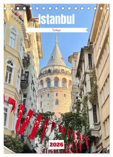 Hidden gems of Istanbul (Desk Calendar 2026 DIN A5 portrait), CALVENDO 12 Month DeskCalendar - Polina Kabakova