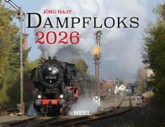 Kalender Dampfloks in Farbe 2026 Eintragkalender - Jörg Hajt
