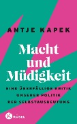 Cover-Bild zum Titel 'Macht und Müdigkeit' von 'Antje Kapek'