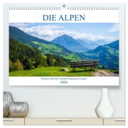 Cover-Bild zum Titel 'Die Alpen - Wandern durch die schönste Bergregion Europas. (hochwertiger Premium Wandkalender 2026 DIN A2 quer), Kunstdruck in Hochglanz' von 'Gunnar Freise'