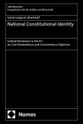 Cover-Bild zum Titel 'National Constitutional Identity' von 'Jakob GaSperin Wischhoff'