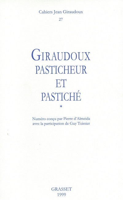 Cahiers numéro 27 - Jean Giraudoux
