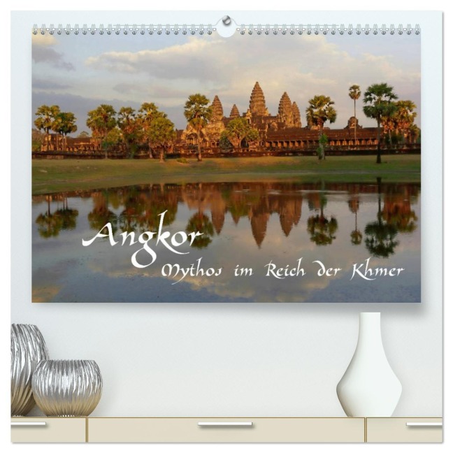 Angkor - Mythos im Reich der Khmer (hochwertiger Premium Wandkalender 2026 DIN A2 quer), Kunstdruck in Hochglanz - Alexander Nadler M. A.