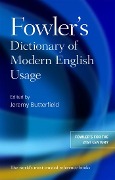 Cover-Bild zum Titel 'Fowler's Dictionary of Modern English Usage' von 'Jeremy Butterfield'