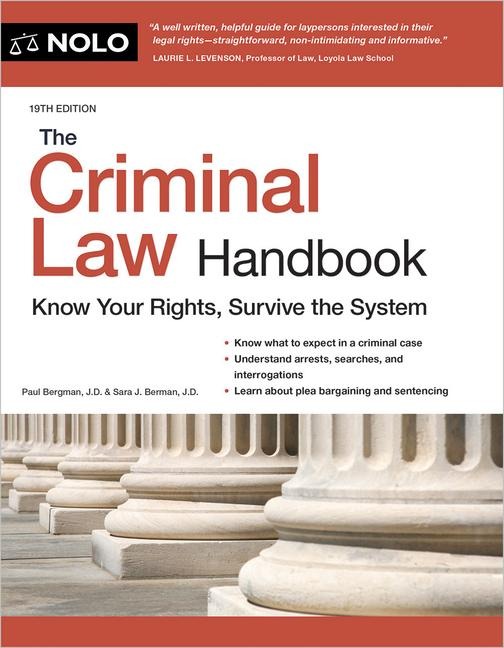 The Criminal Law Handbook - Paul Bergman, Sara J Berman