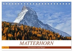 Cover-Bild zum Titel 'MATTERHORN. Faszination und Magie (Tischkalender 2026 DIN A5 quer), CALVENDO Monatskalender' von 'Susan Michel'