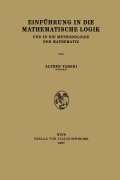 Cover-Bild zum Titel 'Einführung in die Mathematische Logik' von 'Alfred Tarski'