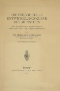 Cover-Bild zum Titel 'Die individuelle Entwickelungskurve des Menschen' von 'Hermann Hoffmann'