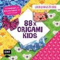 Cover-Bild zum Titel '88 x Origami Kids - Lieblingstiere' von 'Thade Precht'