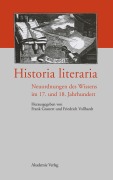 Cover-Bild zum Titel 'Historia literaria' von ''