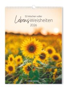 Cover-Bild zum Titel 'Wochenkalender 2026 LebensWeisheiten' von ''