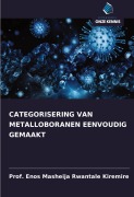 Cover-Bild zum Titel 'CATEGORISERING VAN METALLOBORANEN EENVOUDIG GEMAAKT' von 'Enos Masheija Rwantale Kiremire'