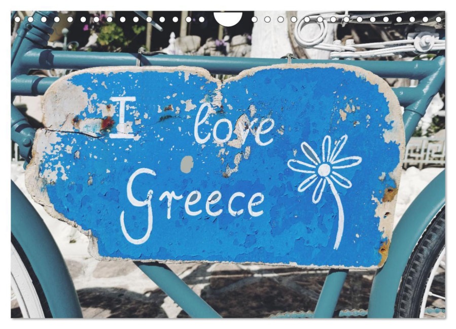 I love Greece (Wandkalender 2026 DIN A4 quer), CALVENDO Monatskalender - Klaus Scholz